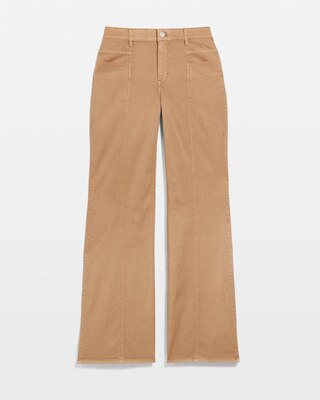 High-Rise Pret Double Pocket Wide-Leg Pant