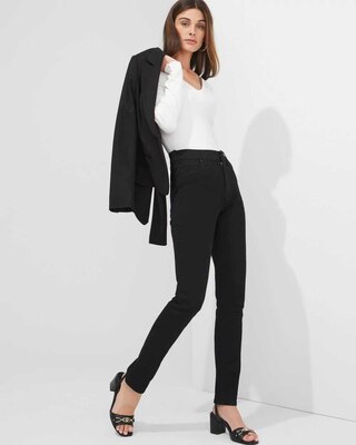 Outlet WHBM High Rise Slim Jeans click to view larger image.