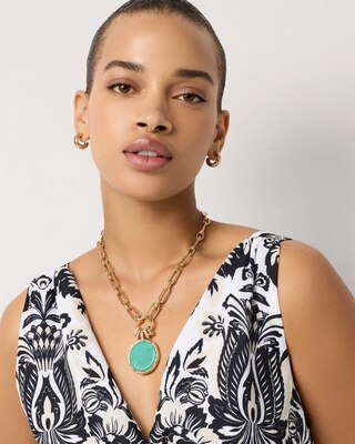 Reversible Pendant Necklace