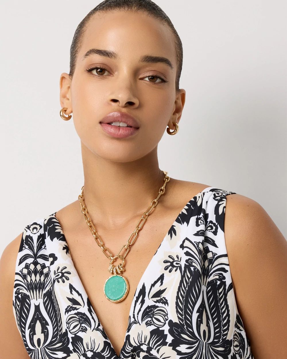 Reversible Pendant Necklace