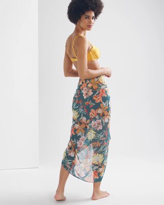 Fringe Sarong Swim Cover Up