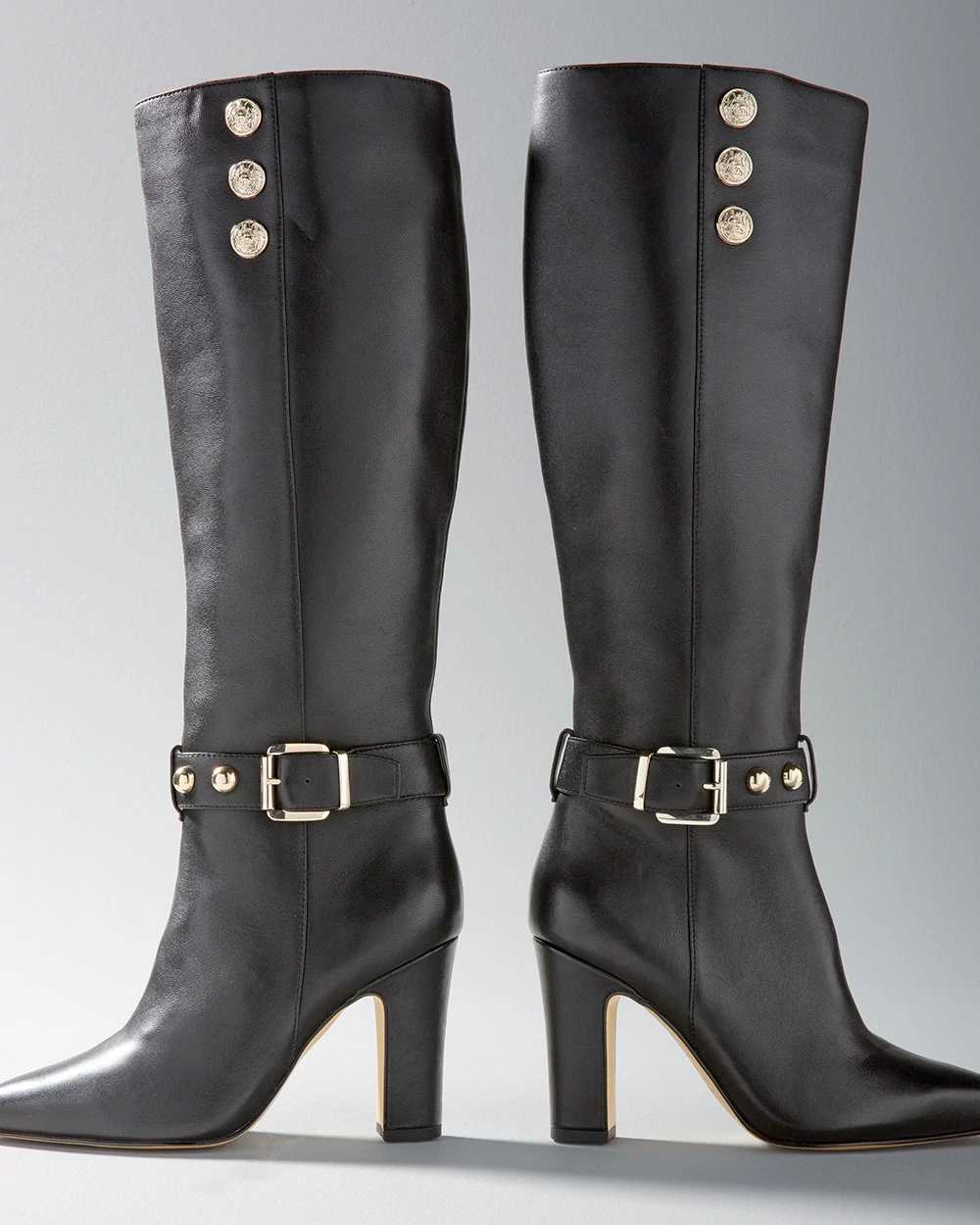 Military high discount heel boots
