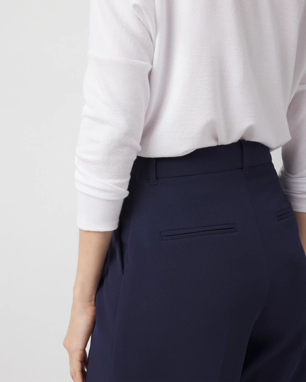 Pleated Wide Leg Pants