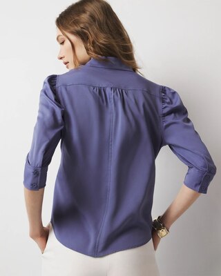 Ruched Sleeve Shirt click to view larger image.