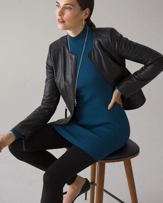 Petite Braid-Sleeve Tunic