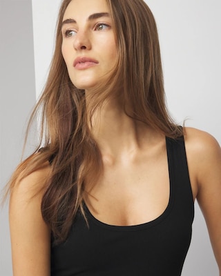 WHBMFORME™ Soft Rib Scoop Neck Tank