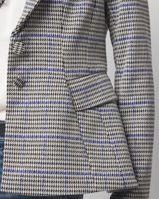 Houndstooth Knit Signature Blazer click to view larger image.