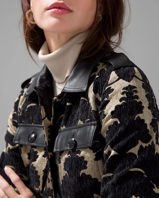 Jacquard Cropped Jacket