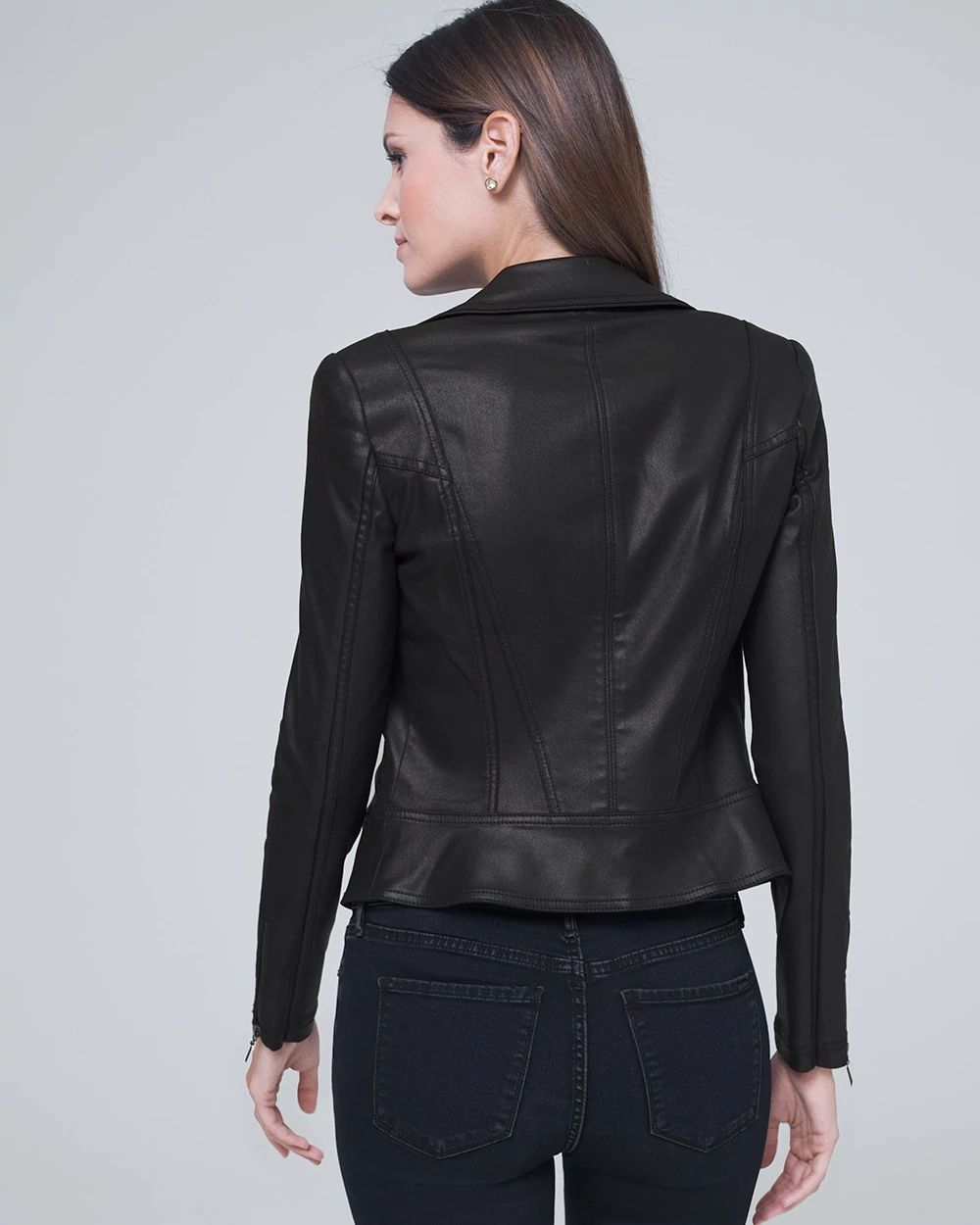 Whbm coated moto jacket hot sale