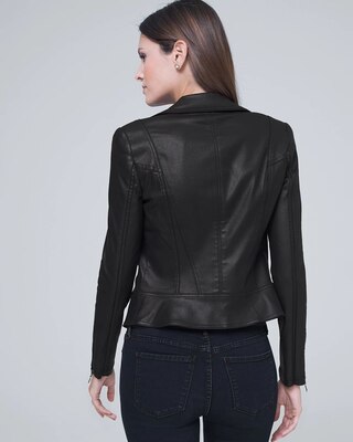 Coated Moto Jacket