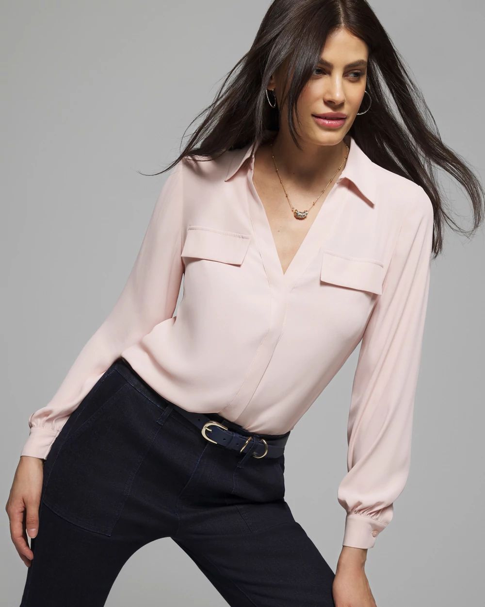 Outlet WHBM Utility Shirt