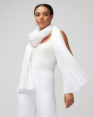 Pleated Sheen Wrap