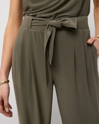 Jersey-Knit Tapered Ankle Pant click to view larger image.