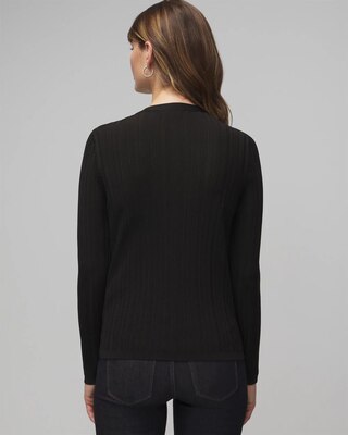 Long Sleeve Snap Front Cardigan