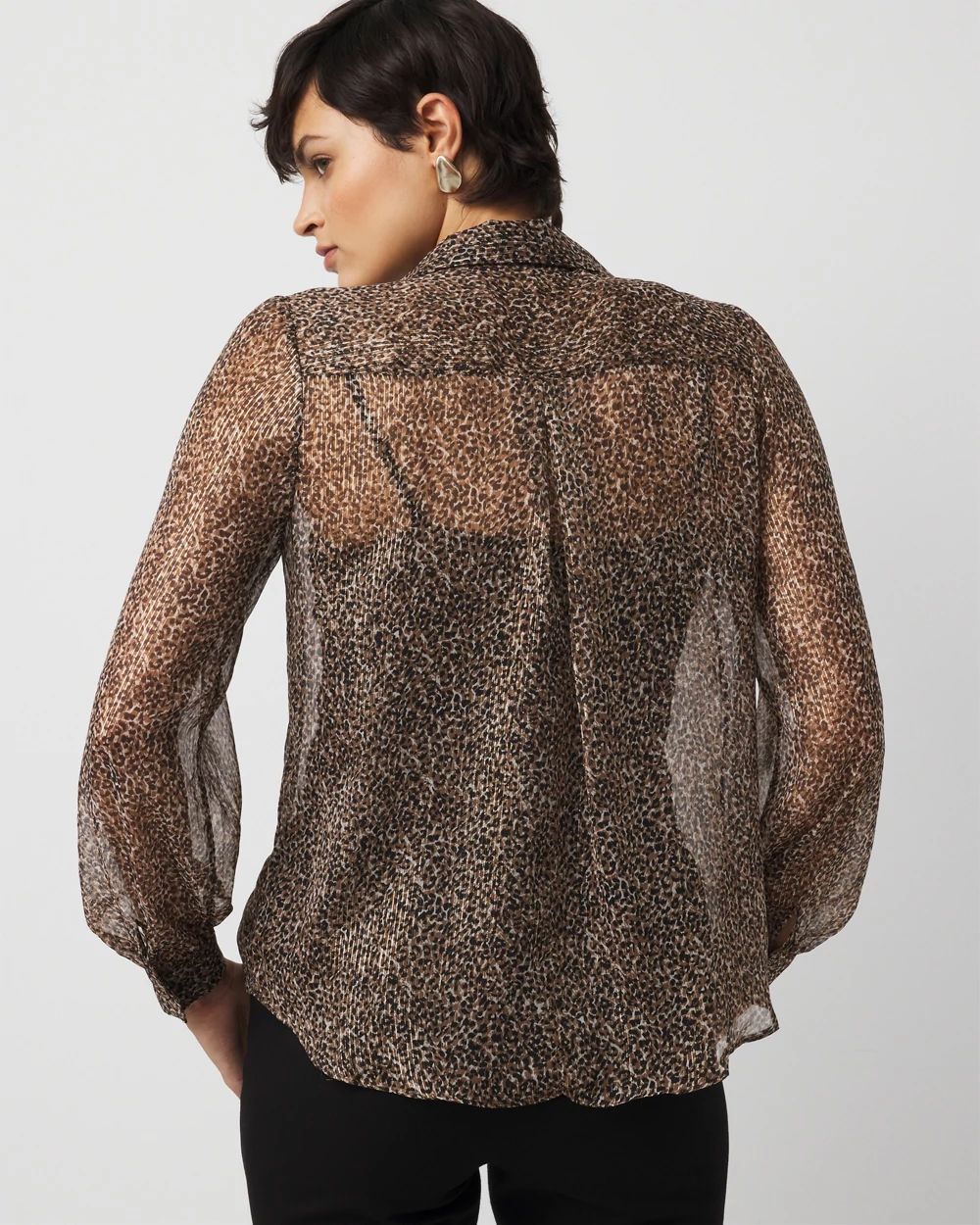 Leopard Print Lurex™ Shirt