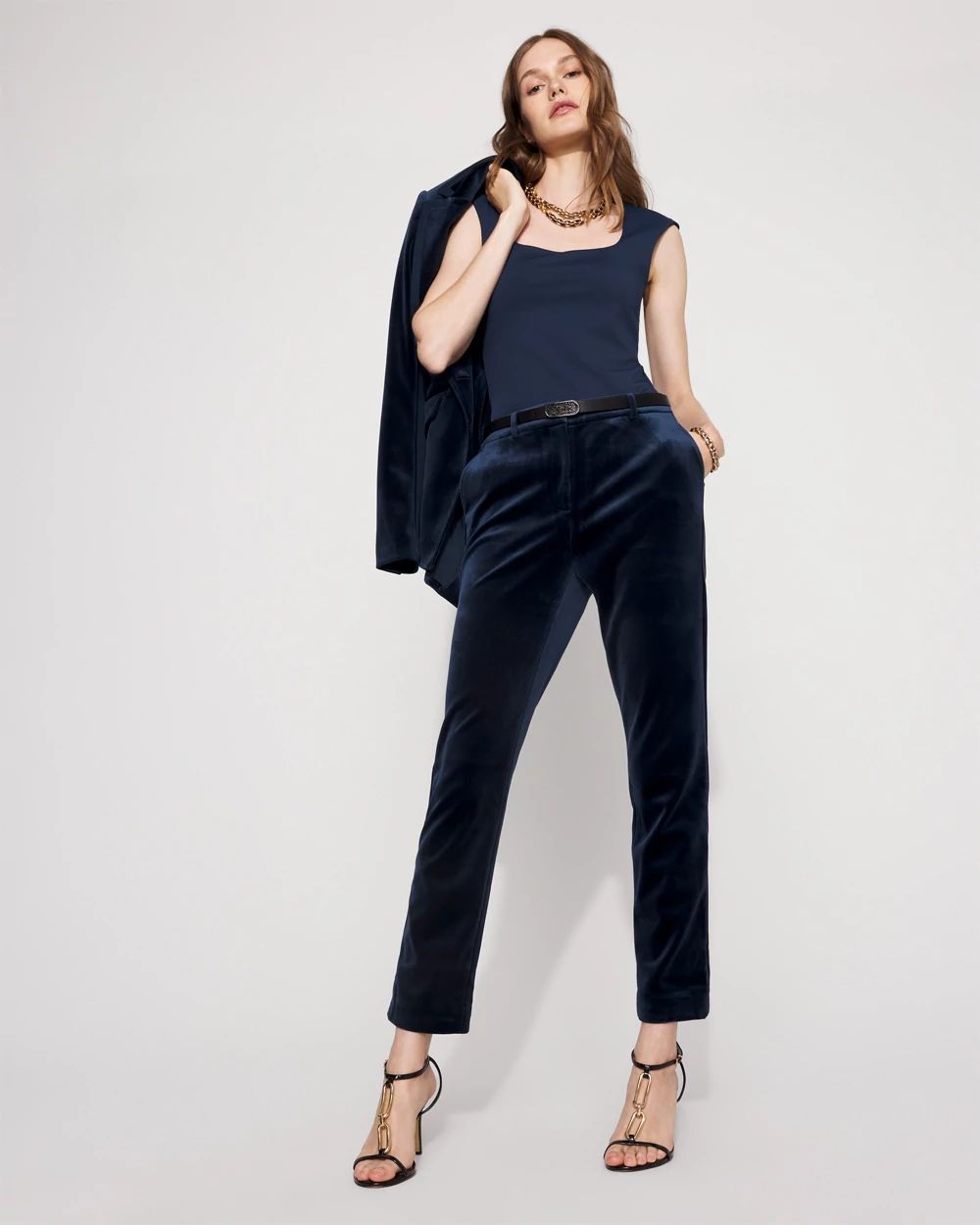 WHBM FORME™ All Ways Stretch Square Neck Top click to view larger image.