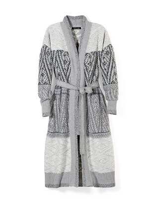 Fair Isle Sequin Cover Up