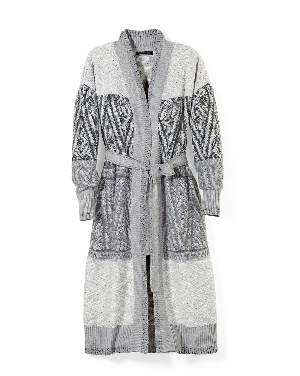 Fair Isle Sequin Cover Up