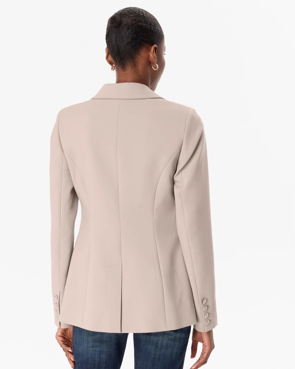 WHBM® Luxe Stretch One-Button Blazer click to view larger image.
