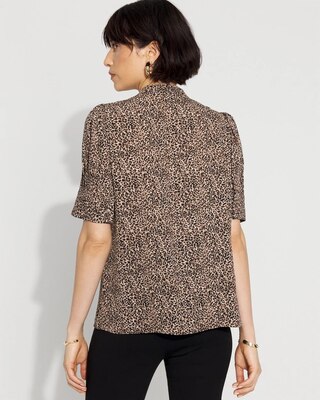 Elbow Sleeve Y-Neck Shirt click to view larger image.