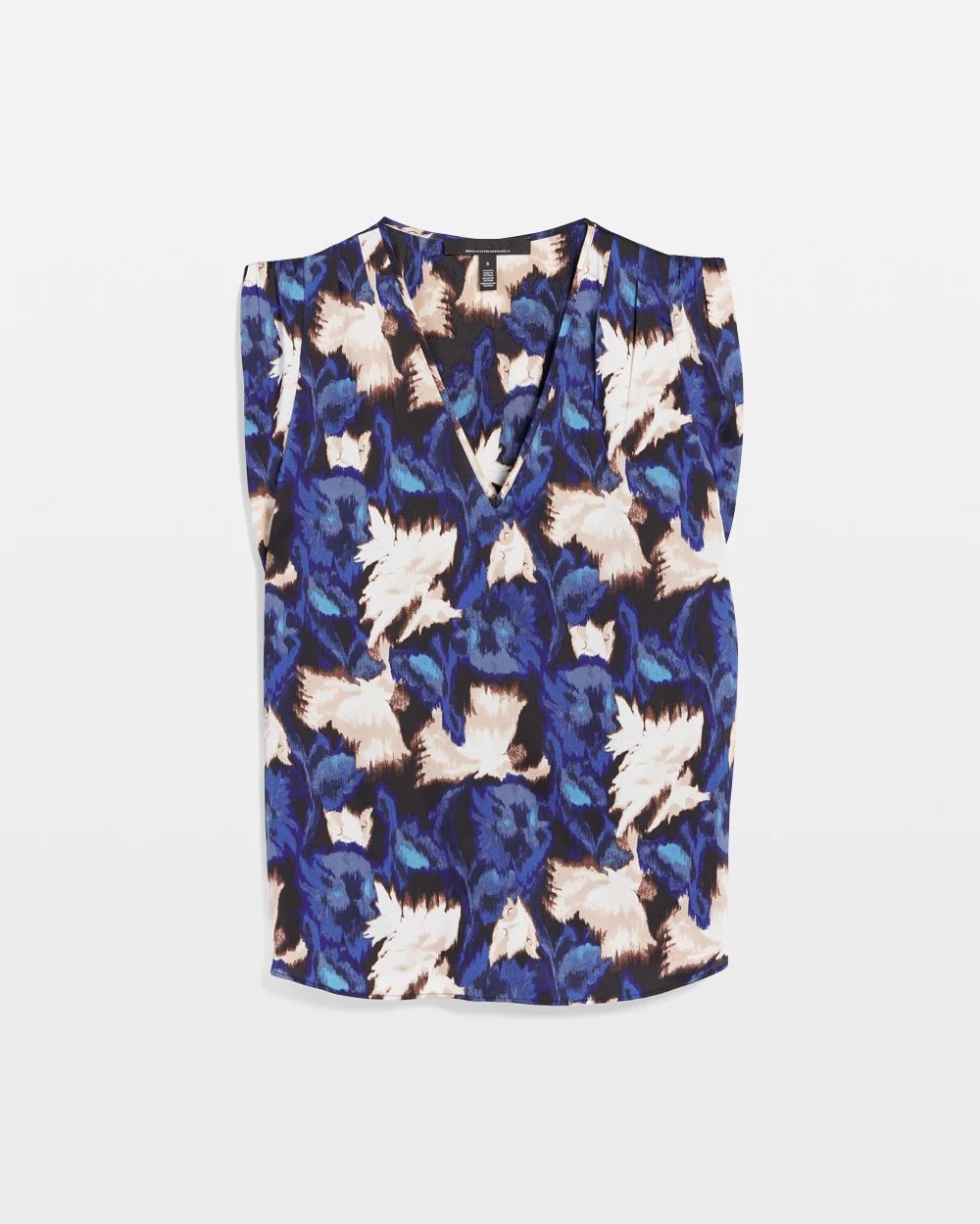 Petite Ruched Shoulder Shell Top click to view larger image.
