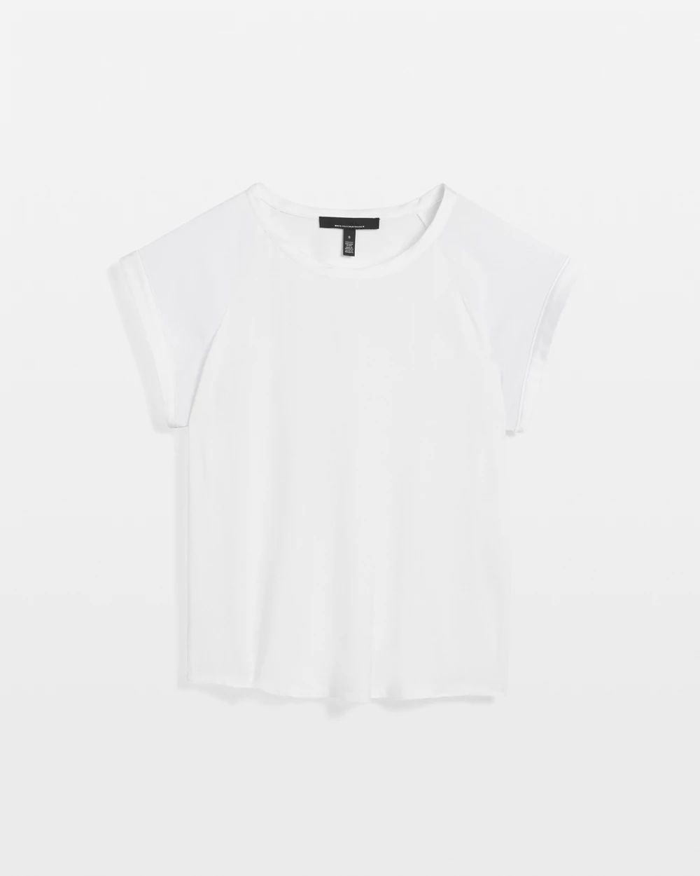 Woven Inset Tee click to view larger image.