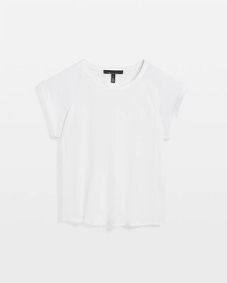 Woven Inset Tee click to view larger image.
