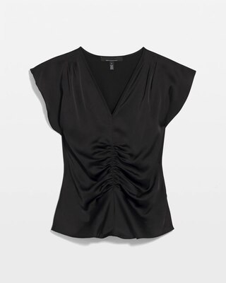 Ruched Satin Shell click to view larger image.