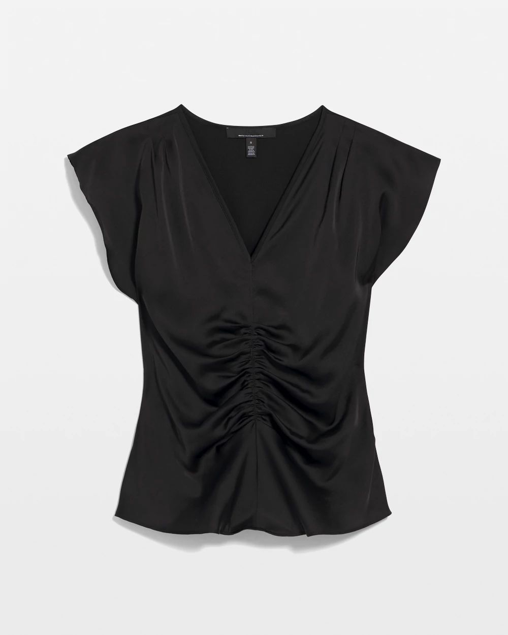 Ruched Satin Shell click to view larger image.