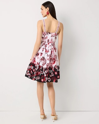 Square Neck Cotton Dress click to view larger image.