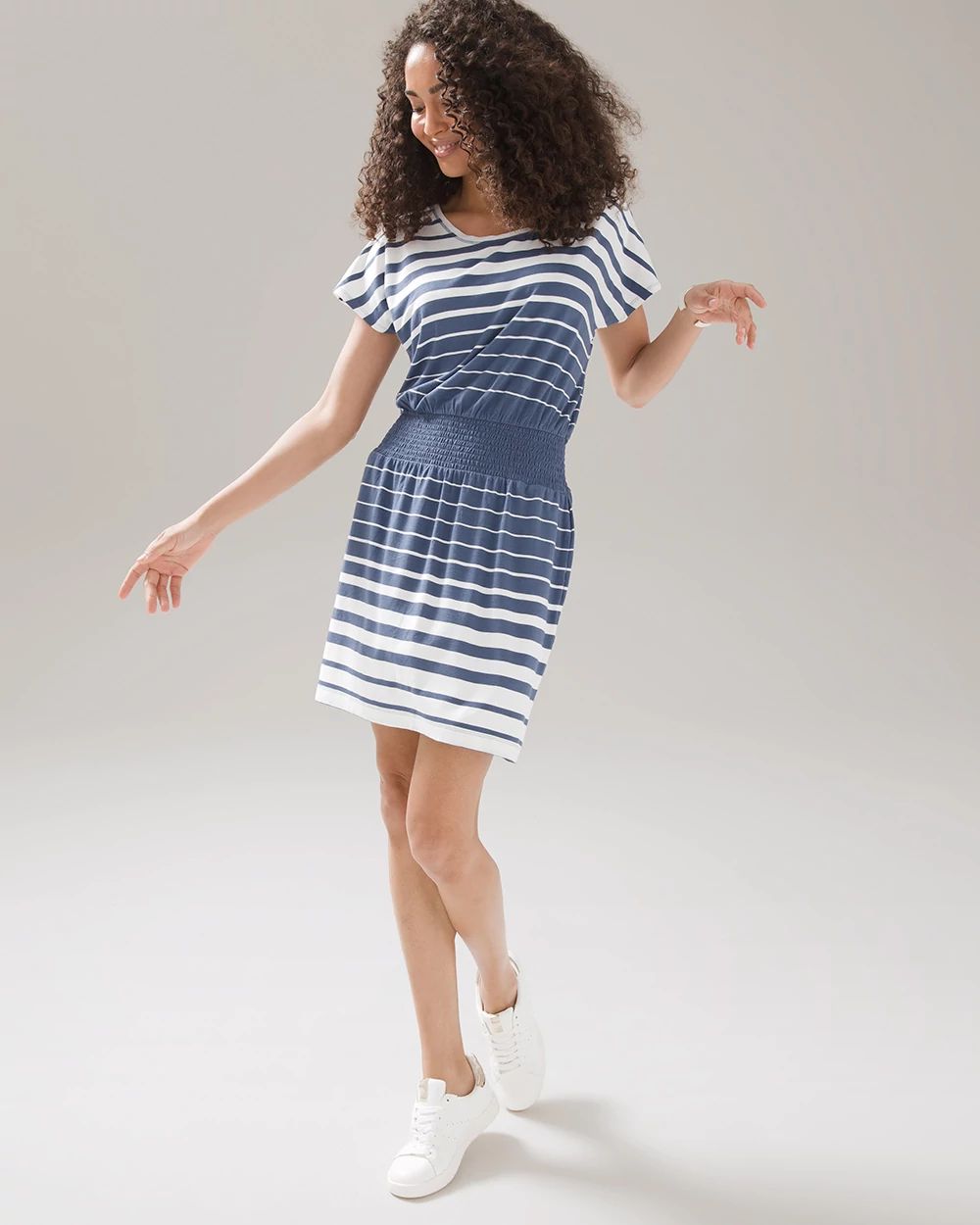 Petite short sleeve casual dresses cheap