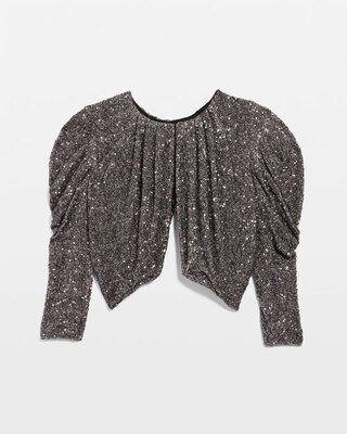Sequin Drape Bolero click to view larger image.