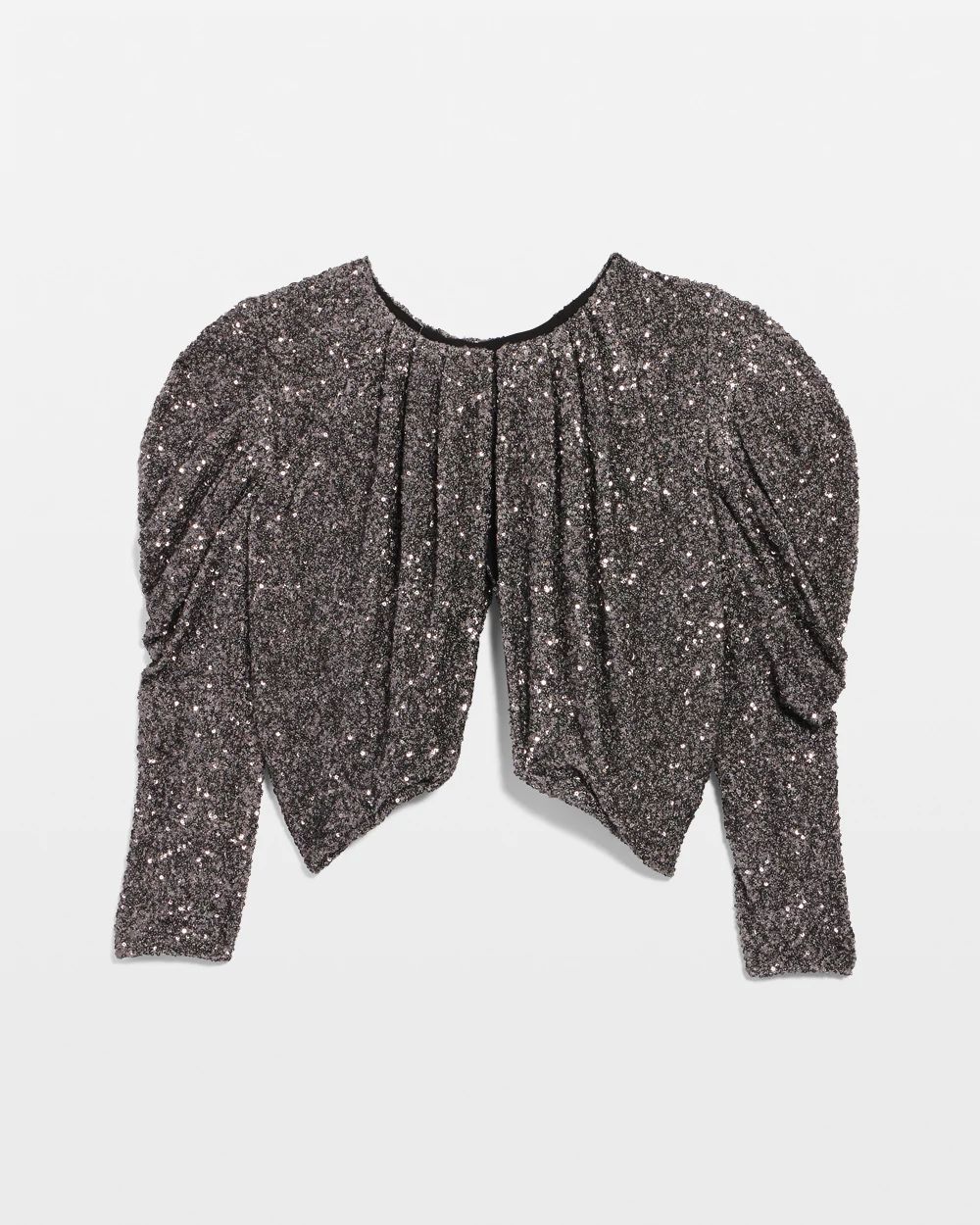 Sequin Drape Bolero