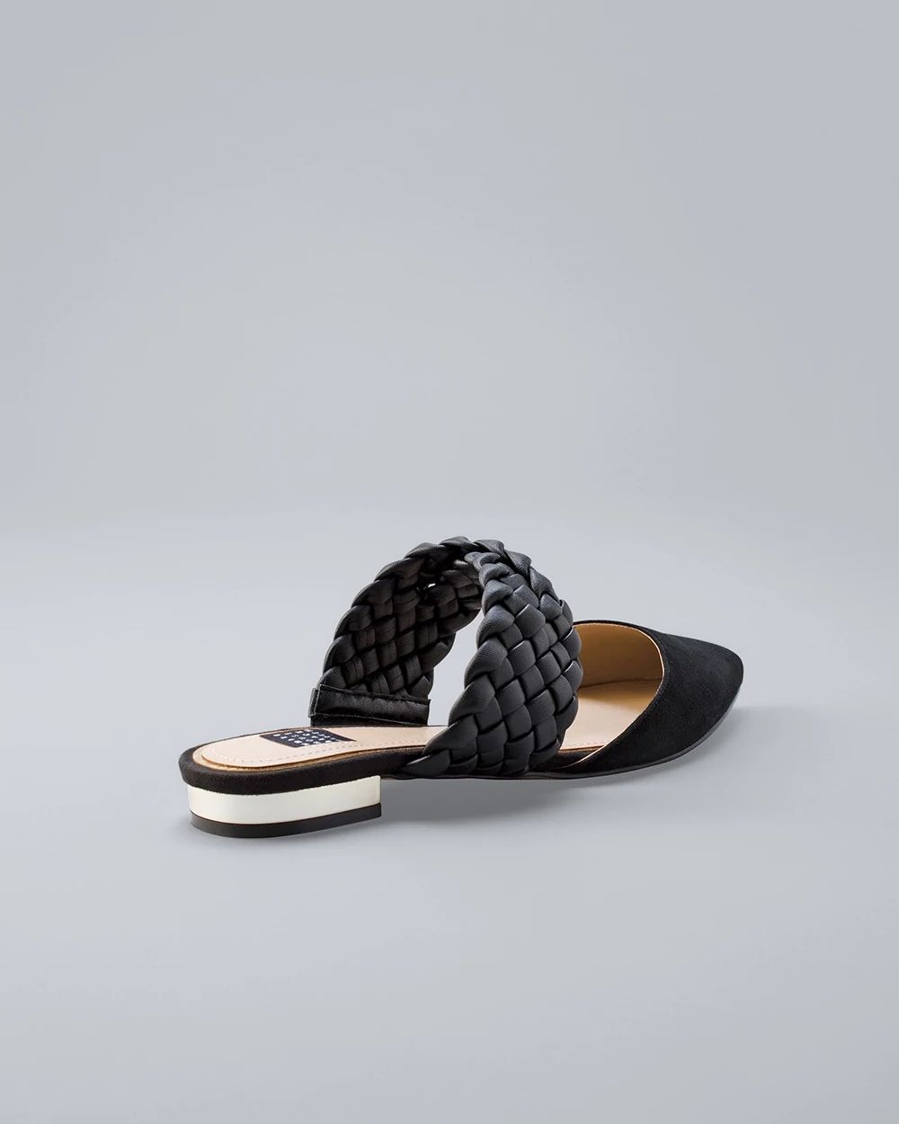 Woven Flat Mules