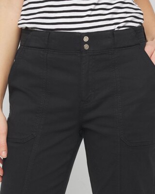 Mid-Rise Pret-A-Pedi Straight Crop Pants click to view larger image.