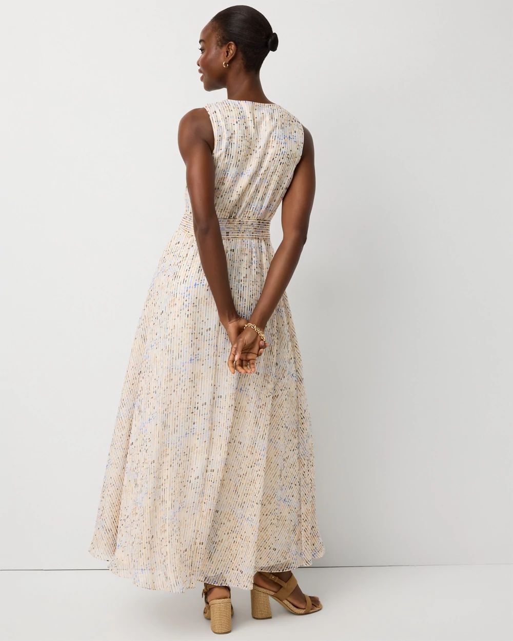 Petite Chevron Maxi Dress