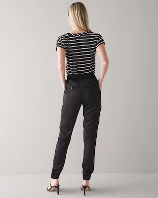 WHBM WKND Satin Jogger Pants
