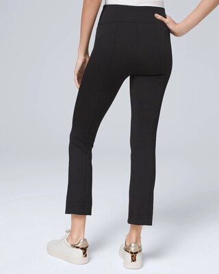 Scuba Knit Bootcut Crop Pants