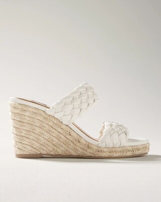 Braided High-Heel Wedge