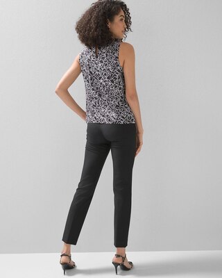 Contrast Floral Shell