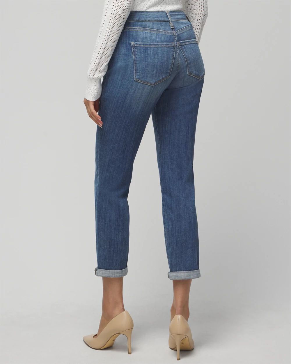 Mid-Rise Everyday Soft Denim™ Girlfriend Jeans