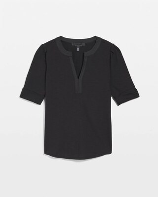 Pleated Sleeve Tee click to view larger image.