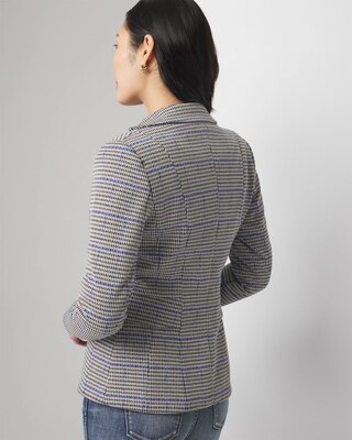 Houndstooth Knit Signature Blazer click to view larger image.