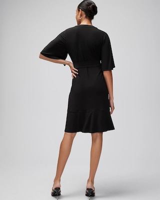 Matte Jersey Belted Kimono Dress click to view larger image.