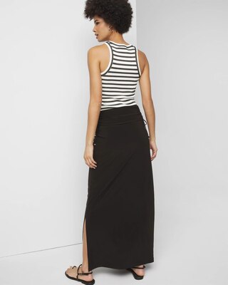 Matte Jersey Convertible Maxi Skirt click to view larger image.