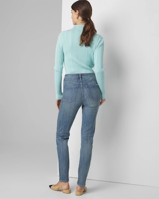 High-Rise Everyday Soft Novelty Pocket Slim Jeans click to view larger image.