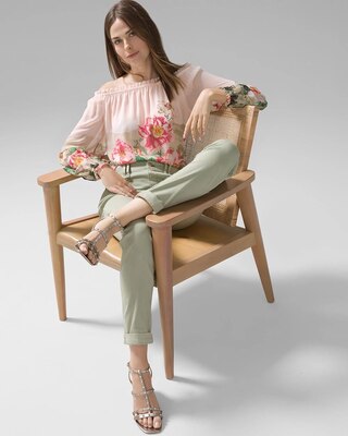 Mid-Rise Everyday Soft Denim™ Utility Slim Ankle Jeans
