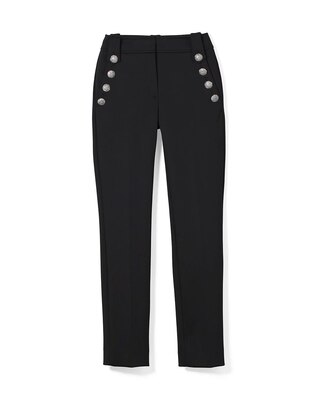 WHBM® Jolie Button Straight Scuba Knit Pant