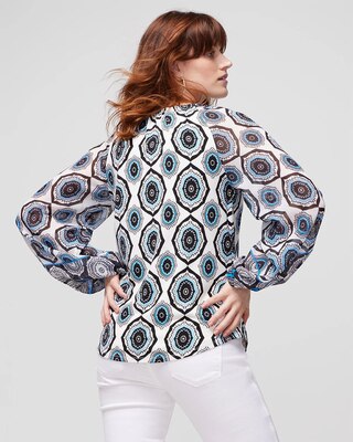 Matte Jersey Woven Sleeve Top
