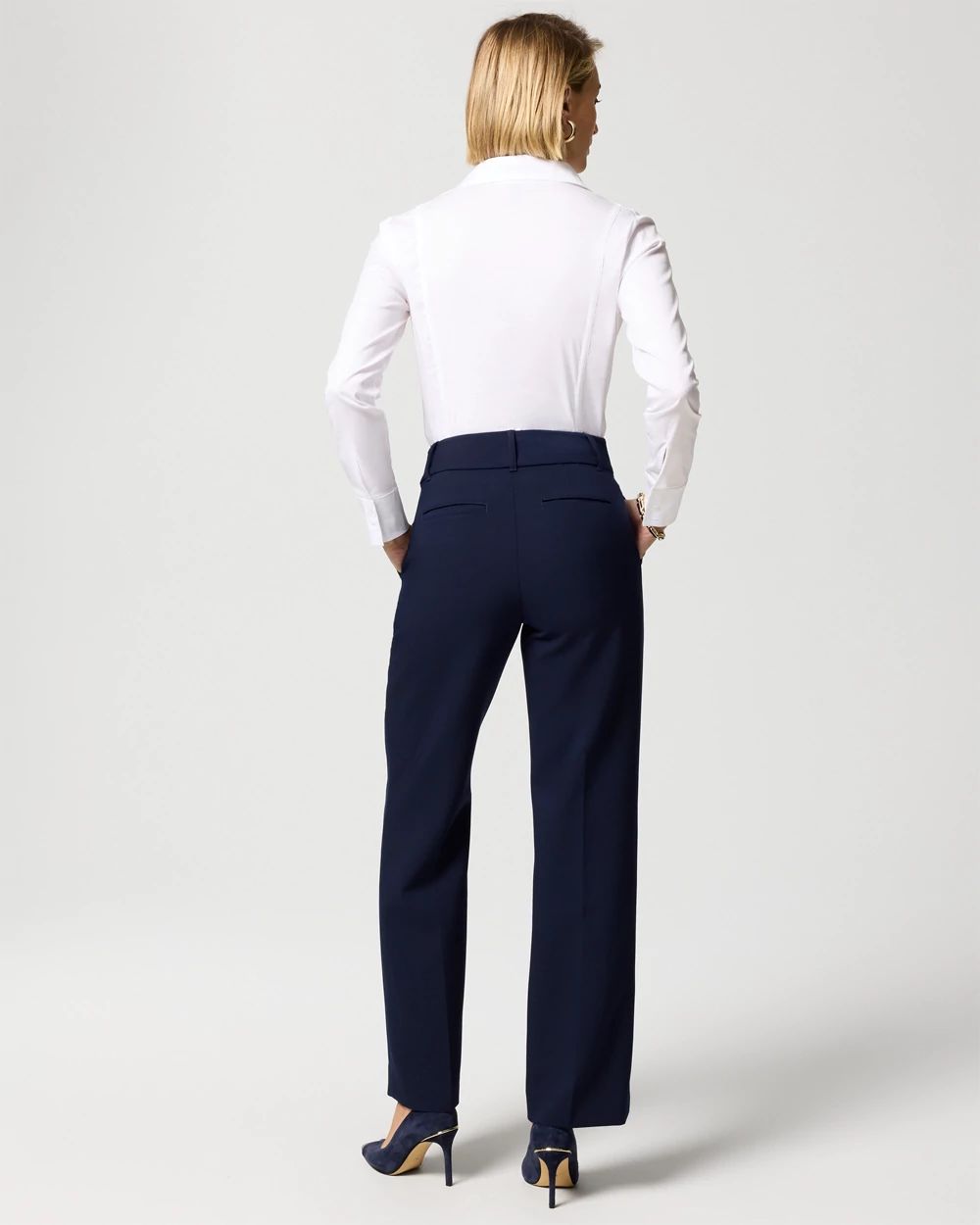 Luxe Stretch High Rise Riley Trouser click to view larger image.